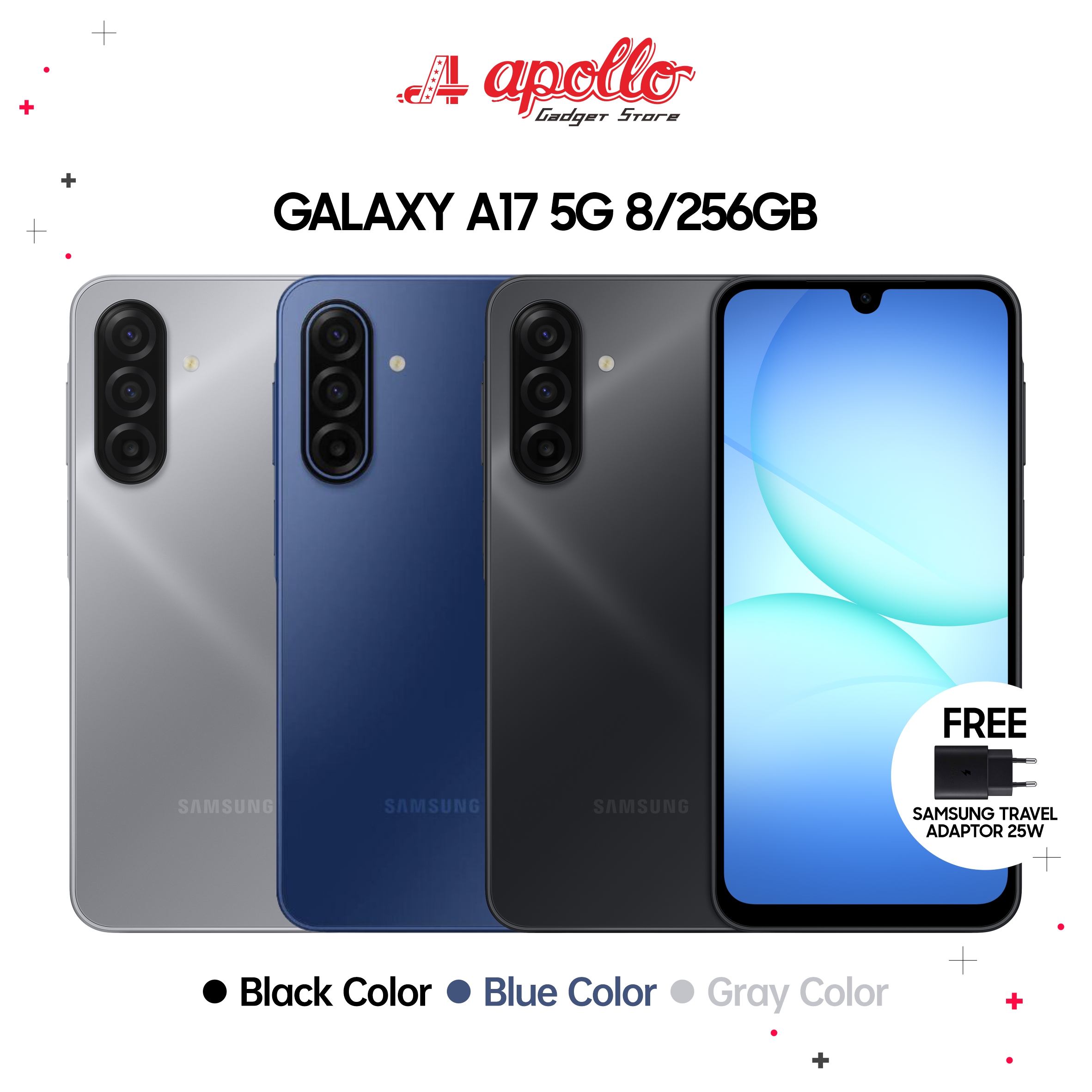 Samsung Galaxy A17 5G 8/256GB official warranty Indonesia Harga  3,699,000 Ringgit*Penghantaran Percuma