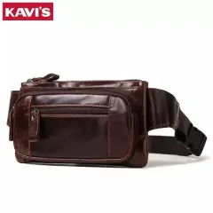 Tas Pinggang Waits Bag Pria Kulit Sapi Asli Tas Pria Keren Original