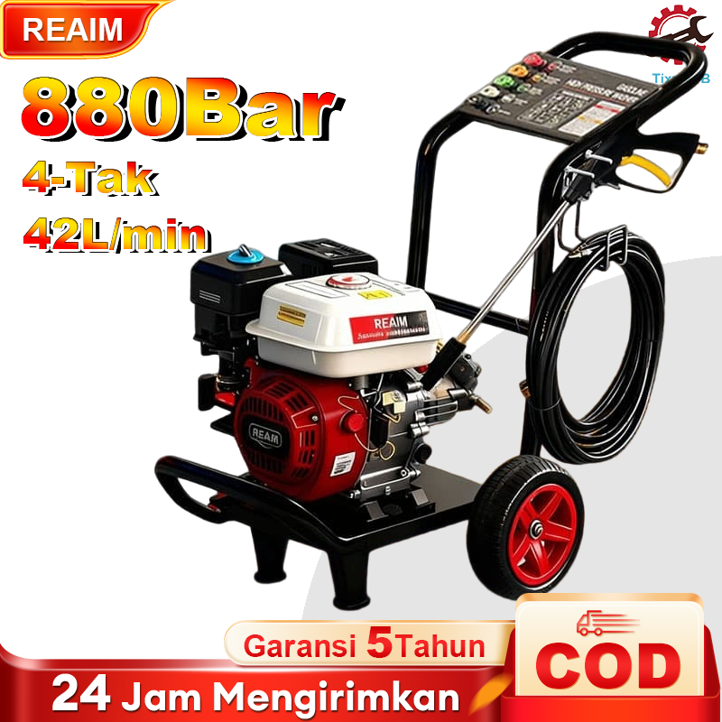 Reaim High Pressure Cleaner 900Bar - Professional Jet Cleaner for Car & Building Washing, Work Faster and Easier! # Car Repair Tools Harga 2,713,620 rupiah*Gratis Ongkir