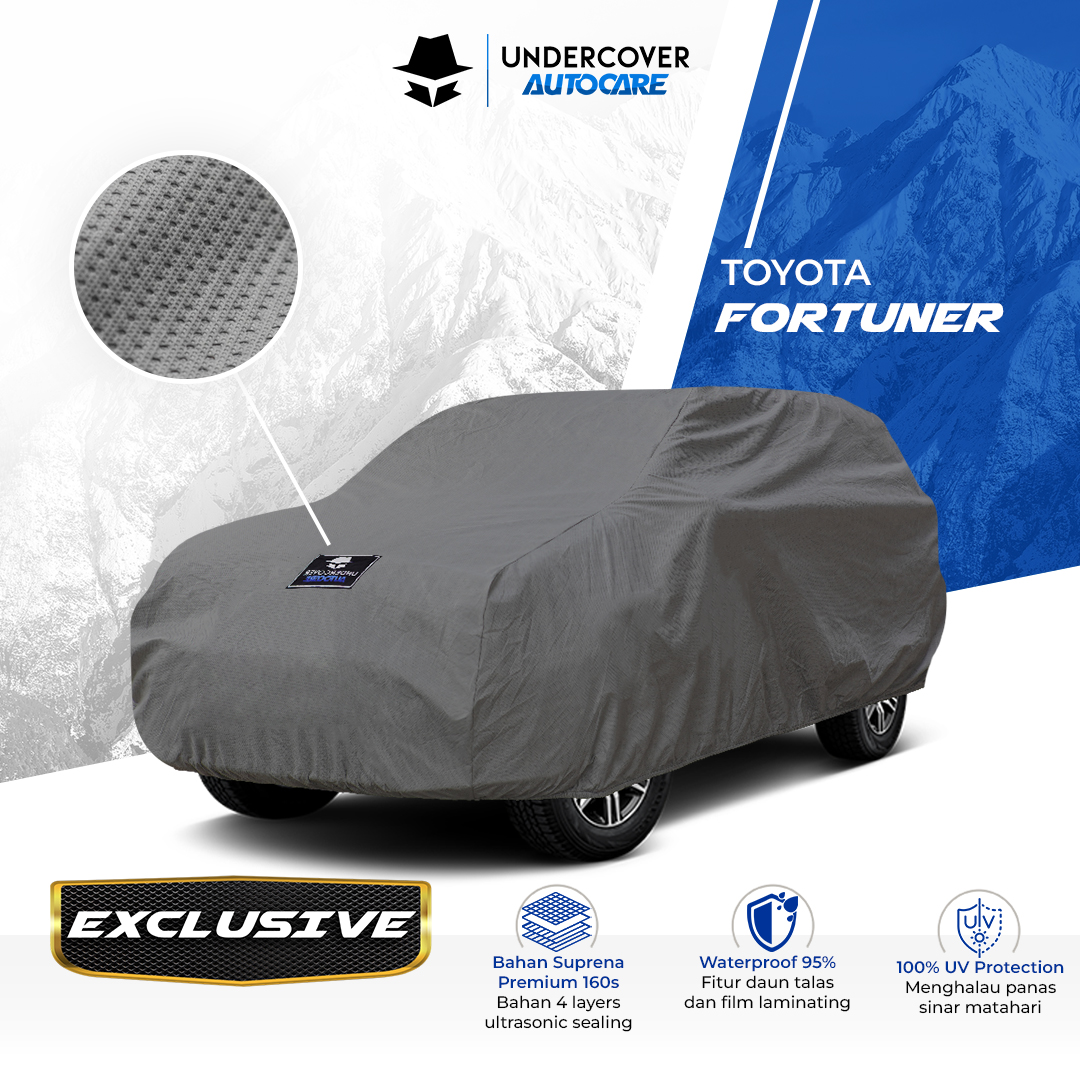 Cover Mobil Toyota Fortuner Exclusive - Undercover Autocare Harga 1,206,000 rupiah*Gratis Ongkir