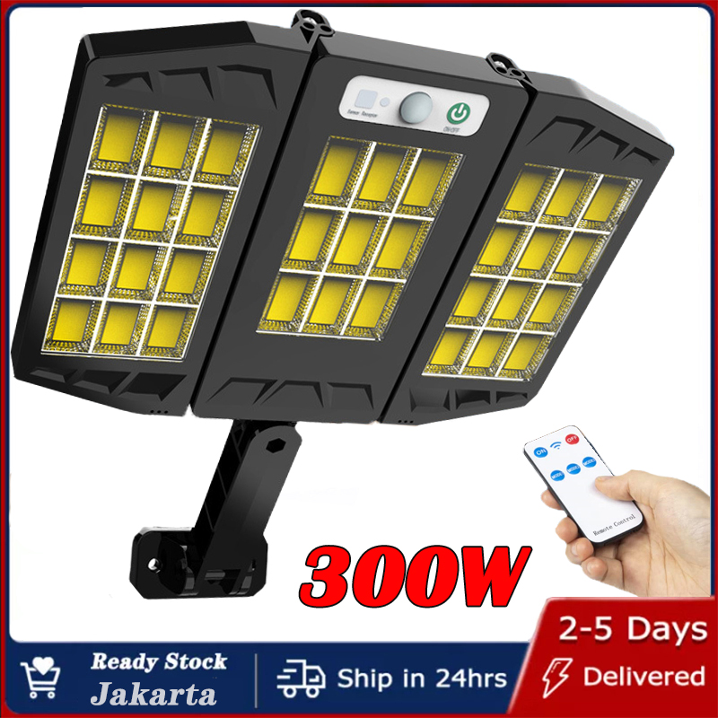 Harga lampu hias	 300W Lampu Jalan Tenaga Surya 3 Modes Motion Sensor Lampu Taman Tenaga Surya Otomatis Outdoor Ip67 T 	