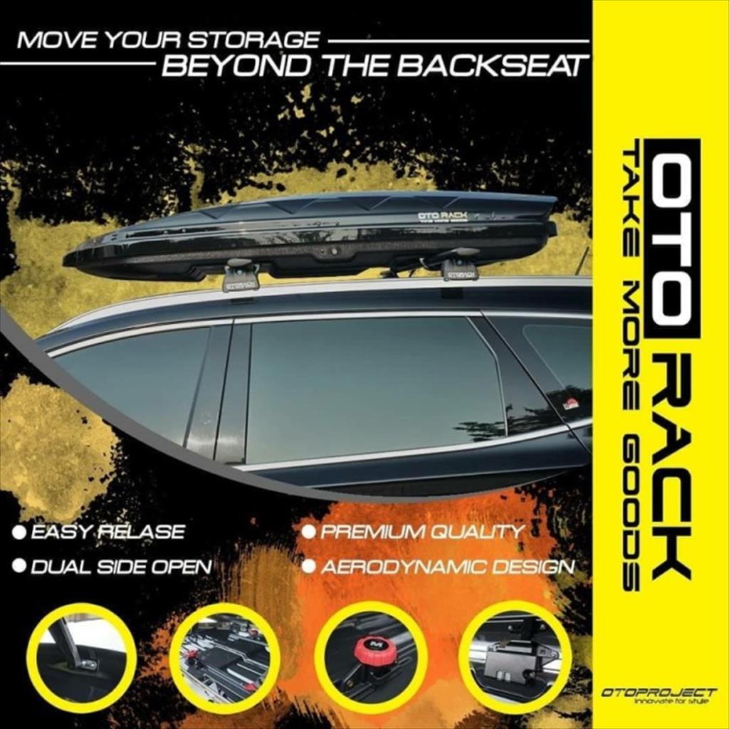 Roofbox Type Limitless Roof Box Series Merk Otorack dari Otoproject Harga 7,487,500 rupiah*Gratis Ongkir