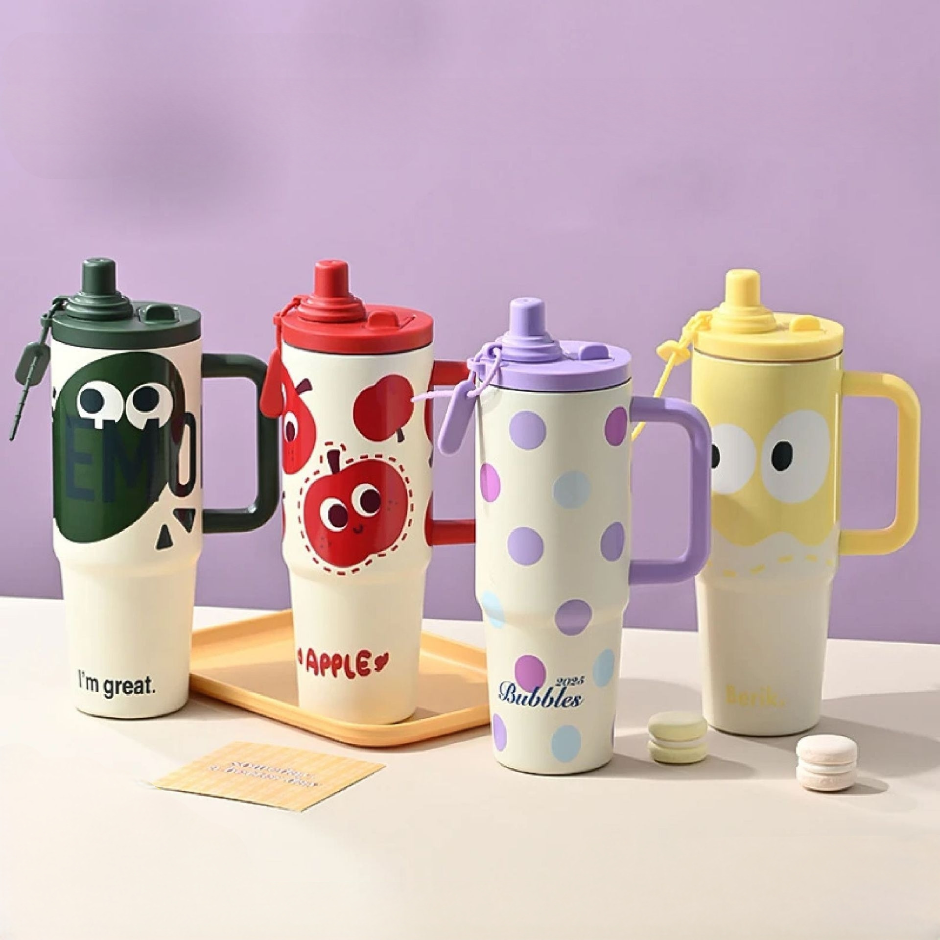 Tumbler stainless vacuum 900ml portable thermos large drinking bottle heat-resistant cold 24 hours hot…
