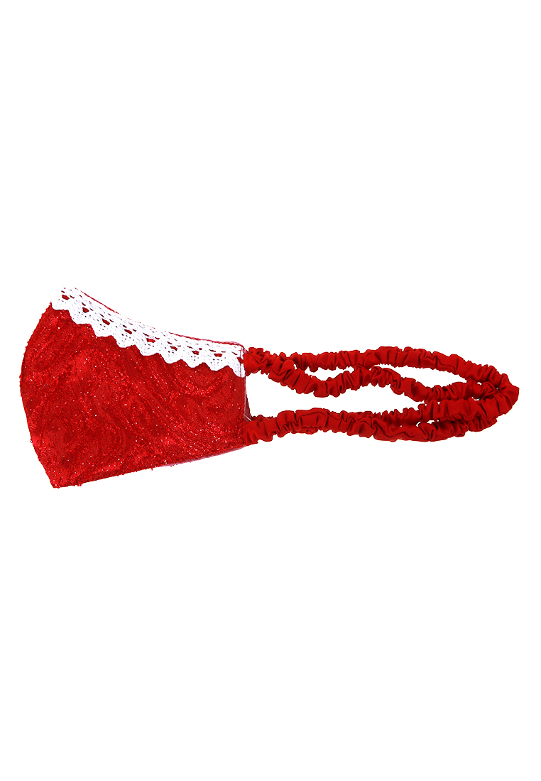 Hamlin Evelyn Masker Wanita Princess Headloop Mask 2 Ply Breathable Material Brokat ORIGINAL - Maroon Harga 147,000 Ringgit*Penghantaran Percuma