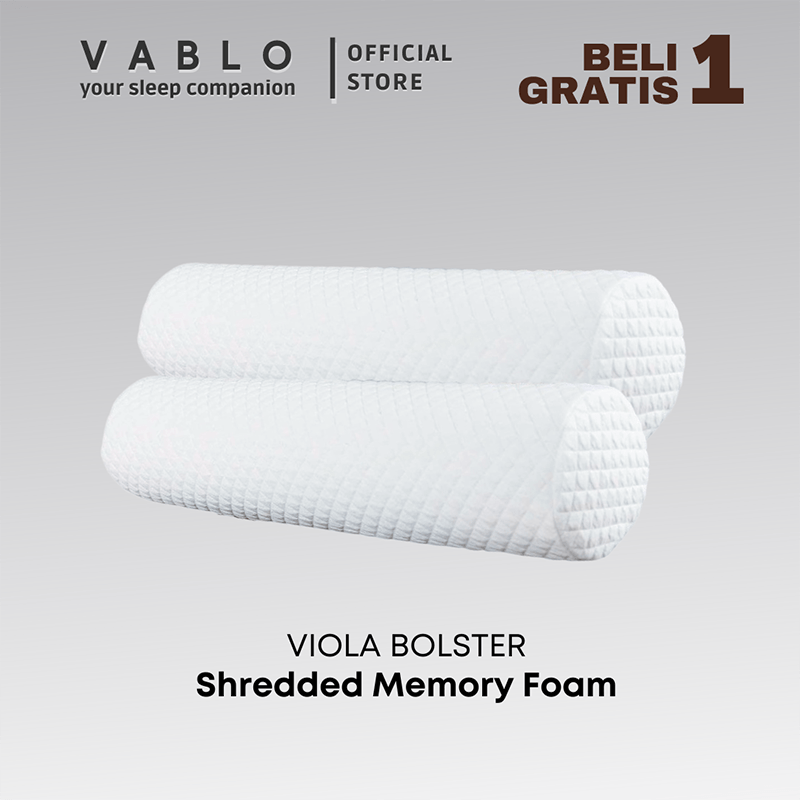 Vablo Viola Guling memory foam - BUY 1 GET 1 -micro memory foam - Merek vablo Harga 85,000 rupiah*Gratis Ongkir