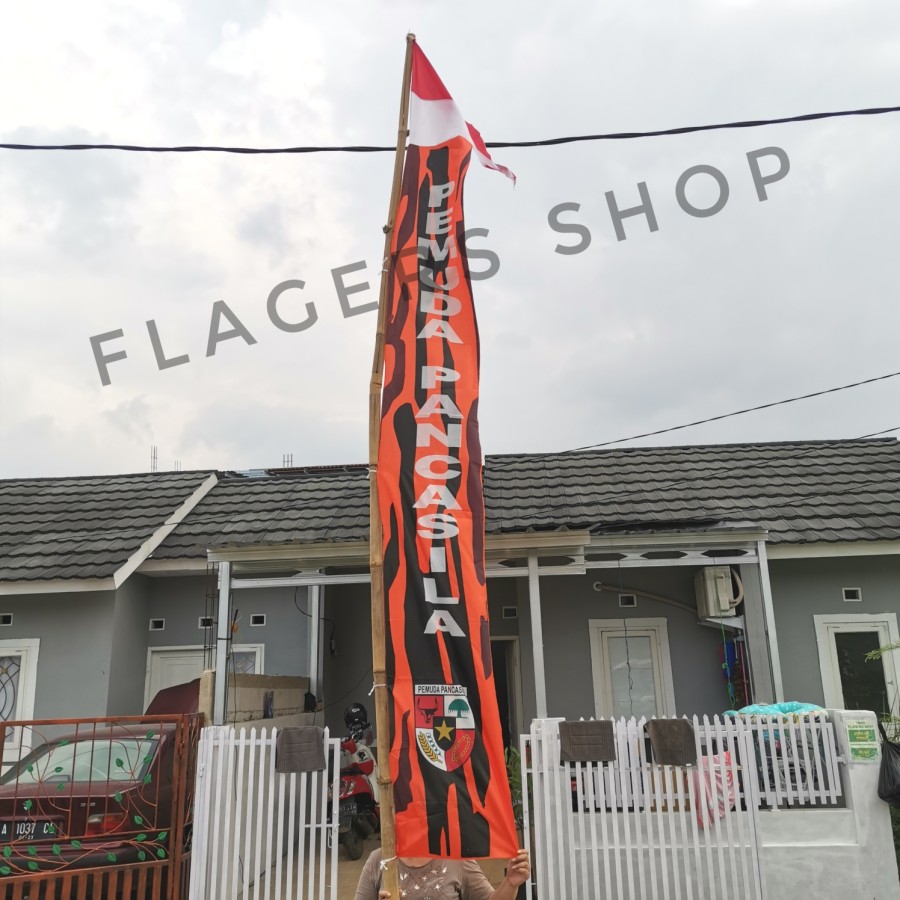 3 Meter Striped Pancasila Youth Flag