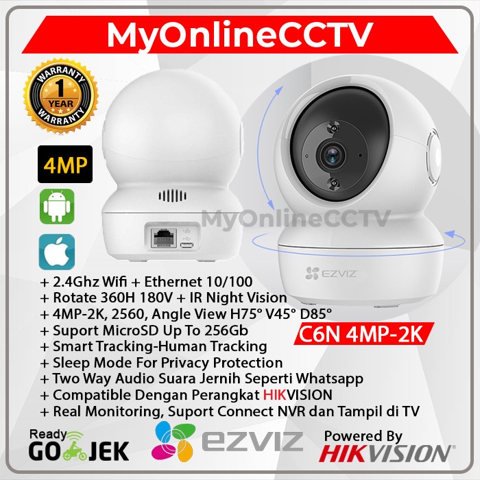 ezviz by hikvision c6n wireless