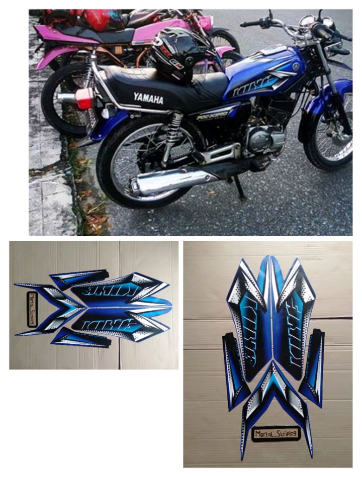 Jual Striping Rx King Biru Hitam Terbaru Oct 22 Lazada