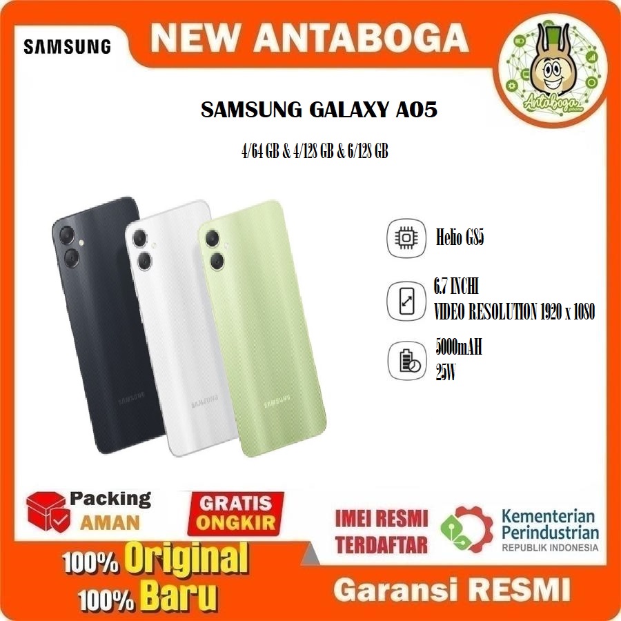 Samsung Galaxy A05 Garansi Resmi Giá 1,492,000 Đồng*Miễn phí vận chuyển