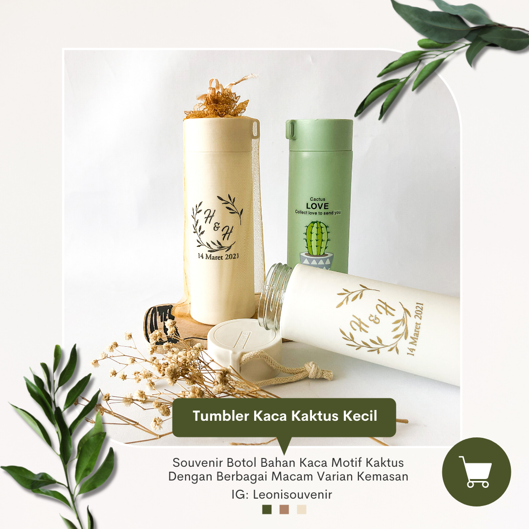 Souvenir Botol / Tumbler Kaktus