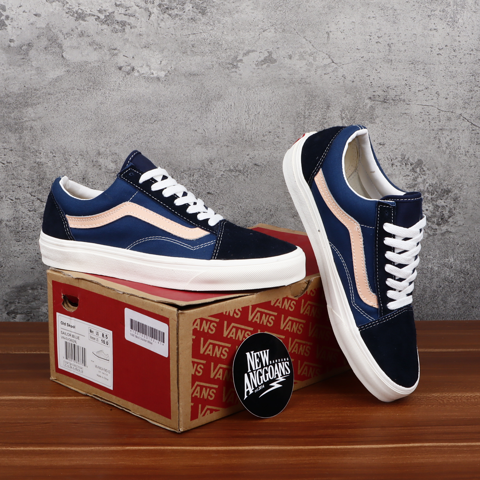 Biru Dongker Harga Vans Old Skool Jual Sepatu Vans Old Skool Hitam