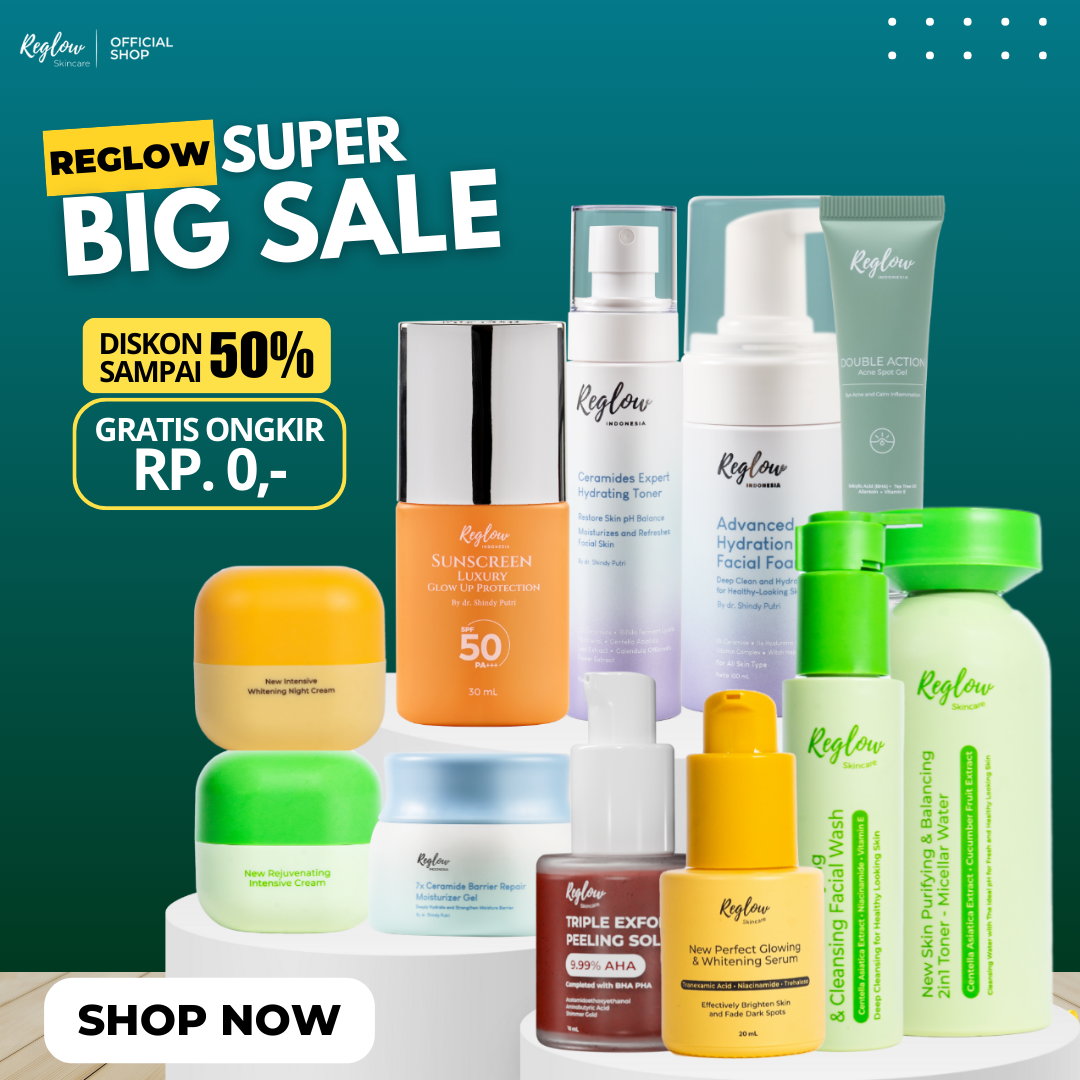 Reglow Skincare dr Shindy Ori PAKET WAJAH