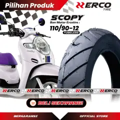 Satu Set Ban Scoopy Ring 12 Tubeless Depan & Belakang (110/90-12 & 100/90-12) New Scoopy 2016-2024