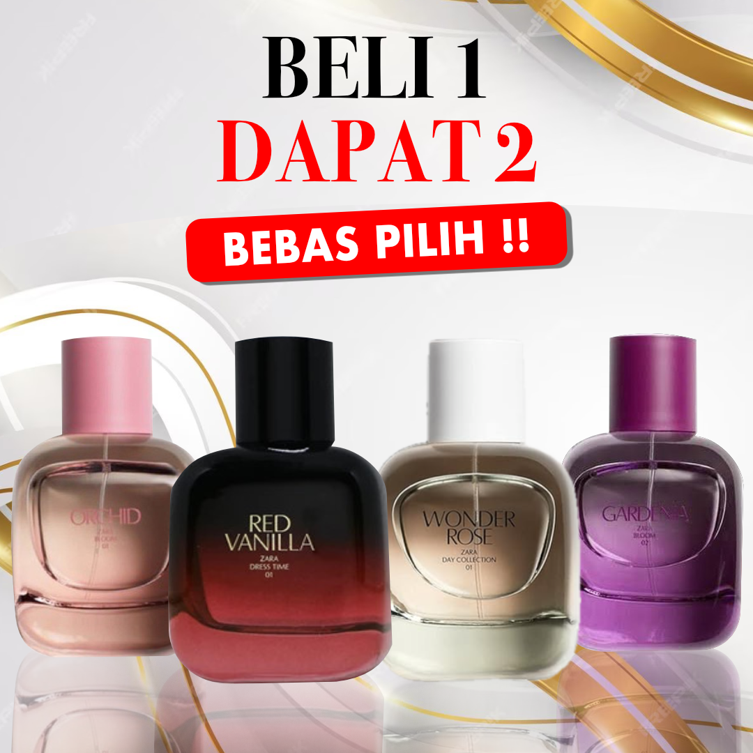 PARFUM ZARA GARDENIA BUY GET Parfume Wanita TAHAN LAMA 24 Jam