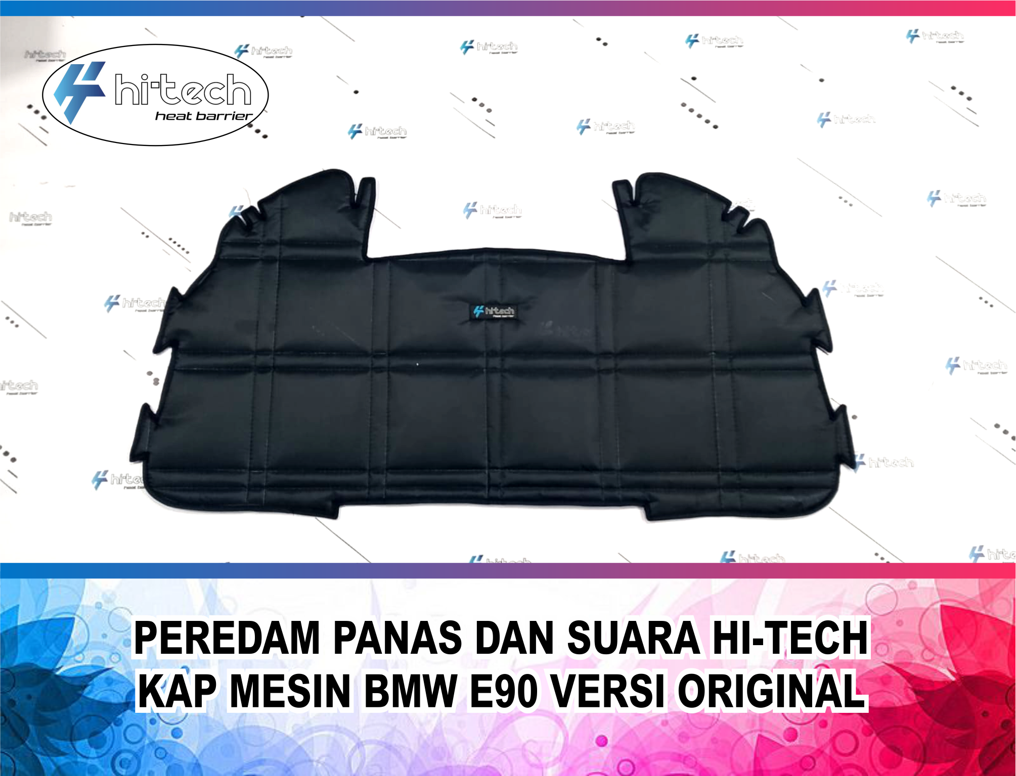 Matte black hi-tech sound insulation for BMW E90-plug and play Hood Harga 540,000 rupiah*Gratis Ongkir