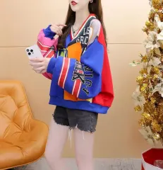 sweater crop crewneck colories korean style