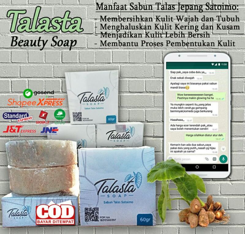 Lazada Indonesia - SABUN TALASTA SABUN KECANTIKAN HERBAL SABUN JEPANG PREMIUM KECANTIKAN TALASTA SOAP SABUN KECANTIKAN UNTUK KULIT LEBIH INDAH SABUN JERAWAT SABUN MANDI SABUN WANGI