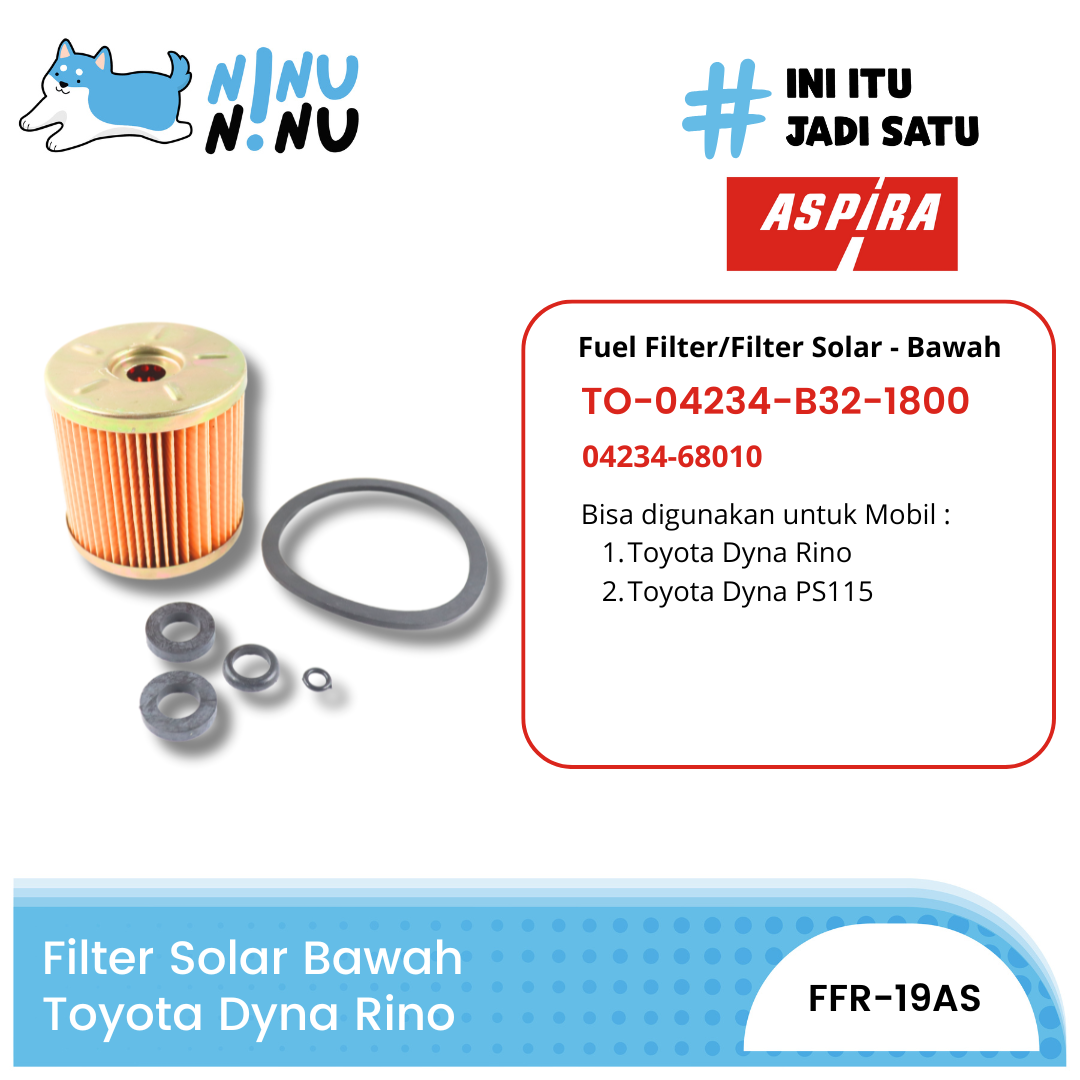 Fuel Filter Toyota Dyna PS115 Bawah Aspira Harga 27,250 rupiah*Gratis Ongkir