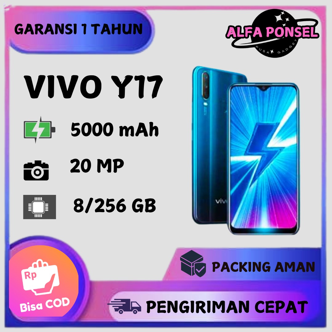 Promotion for Cellphone Y17 Ram 8/256Gb Full Set with 12 Month Guarantee, Cod Available Giá 727,650 Đồng*Miễn phí vận chuyển