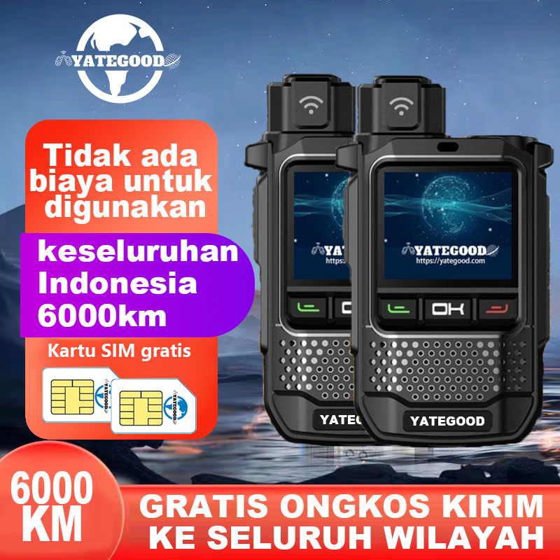 YATEGOOD G650 walkie-talkie Interkom Tanpa Batas Jarak Interkom Siaga Ultra Panjang Portabel Lebih dari 6000KM 4G 5G Harga 672,000 rupiah*Gratis Ongkir