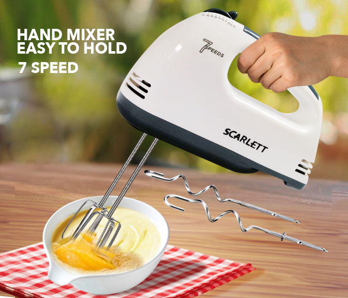 PROMO TERMURAH Hand Mixer Scarlett Pengaduk Kecepatan Otomatis