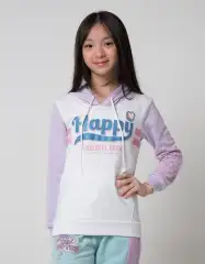 Nevada Sport Sweater Hoodie Big Print Happy Anak Perempuan 117112321