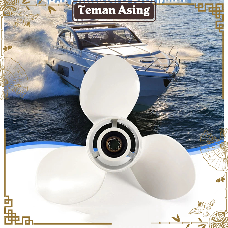 Baling Baling Kapal Aluminium Kekuatan Tinggi Untuk Mesin Tempel 15 Pk Harga 387,000 rupiah*Gratis Ongkir