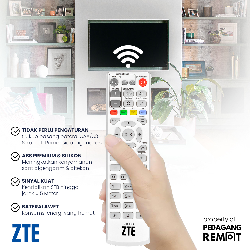 Remote Receiver STB USEE TV Indihome Speedy TV HG680-P Android