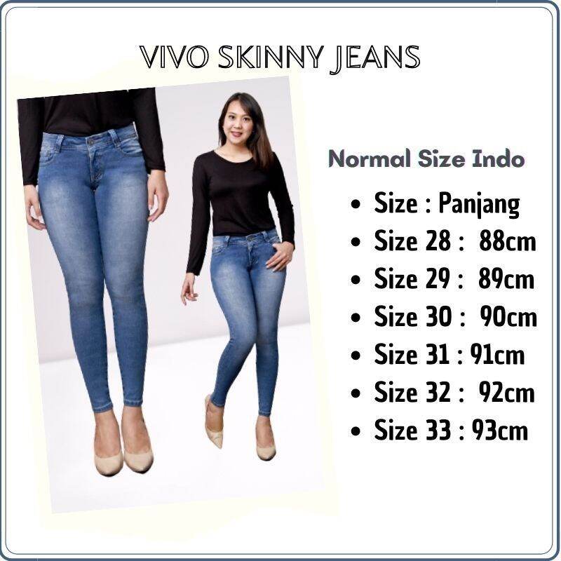 VIVO JEANS, Celana panjang soft jeans 