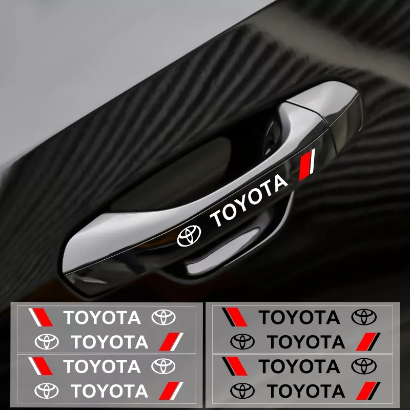 Sticker cutting logo toyota variasi handle pintu atau body mobil Harga 9,900 rupiah*Gratis Ongkir
