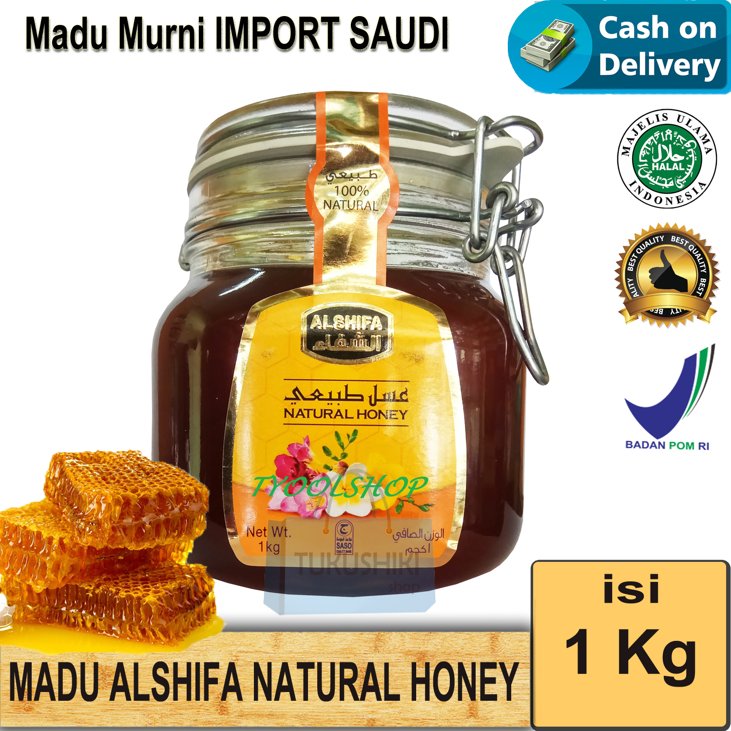 MADU Al Shifa Madu Arab Natural Honey Original - 1Kg