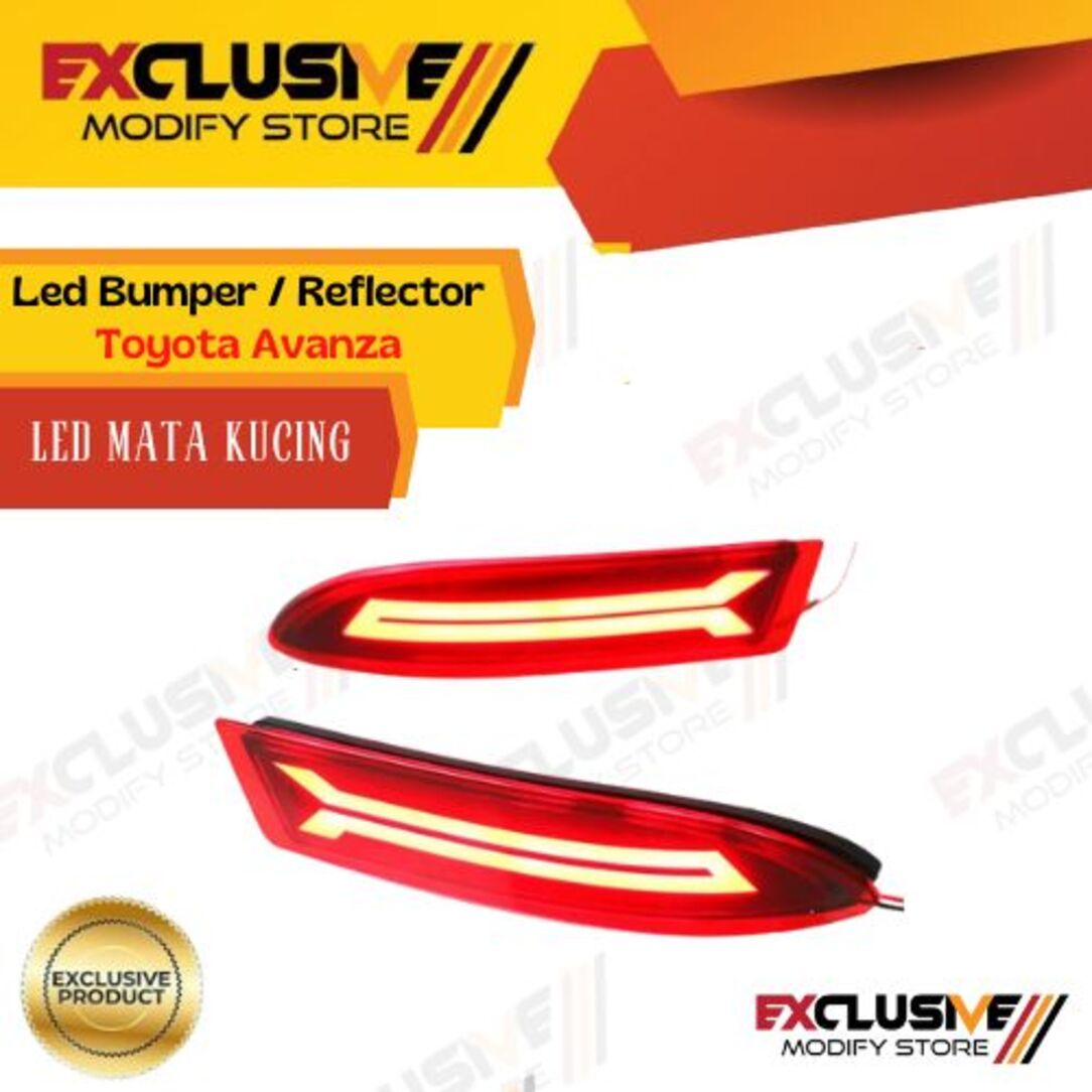 Bumper reflectors/led bumper/led cat eyes Toyota Avanza Giá 250,000 Đồng*Miễn phí vận chuyển
