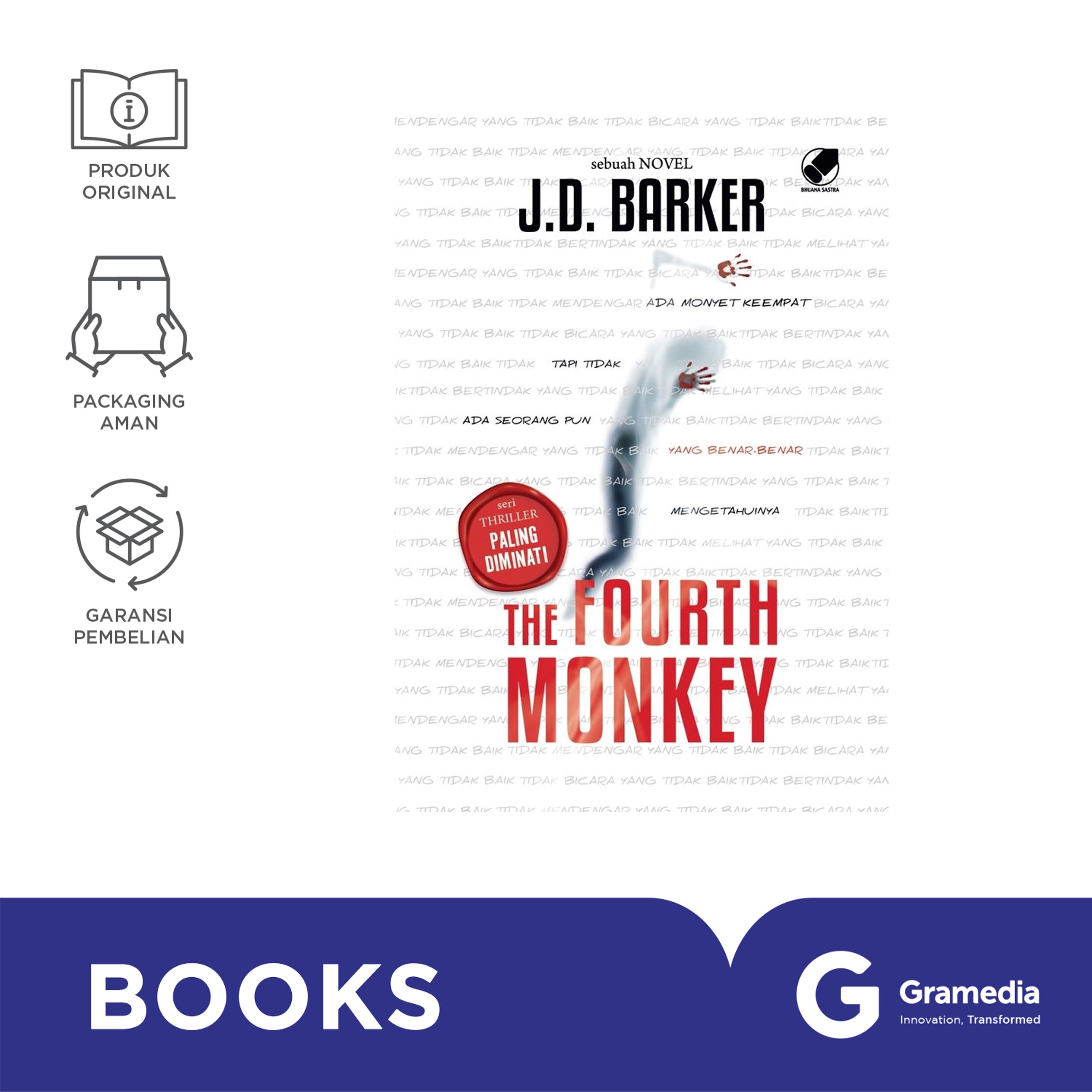 The Fourth Monkey Harga  111,200 rupiah*Gratis Ongkir