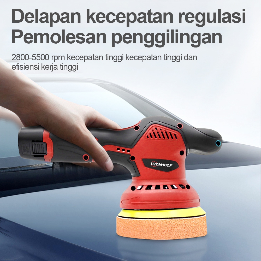 Mesin Polisher Mesin poles body mobil motor Alat poles mobilPolisher Machine car Wireless mesin poles poilsher mobil motor car alat poles cat Harga 499,000 rupiah*Gratis Ongkir