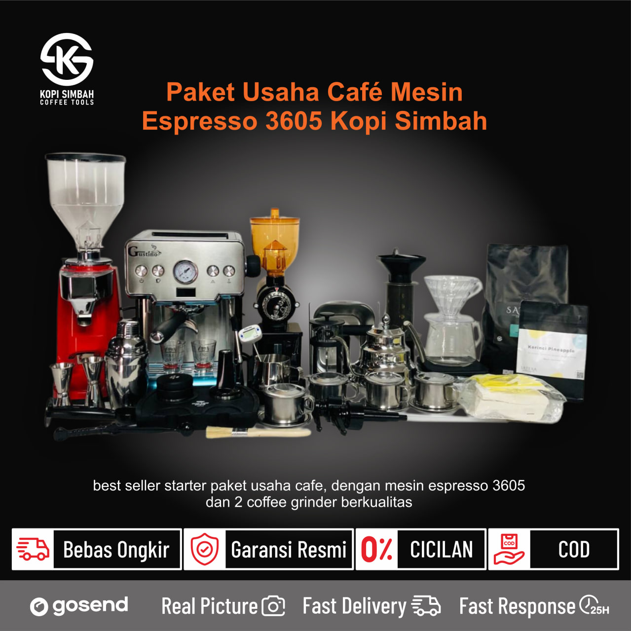 Promo espresso coffee maker pedrini 6cups / perebus pembuat kopi