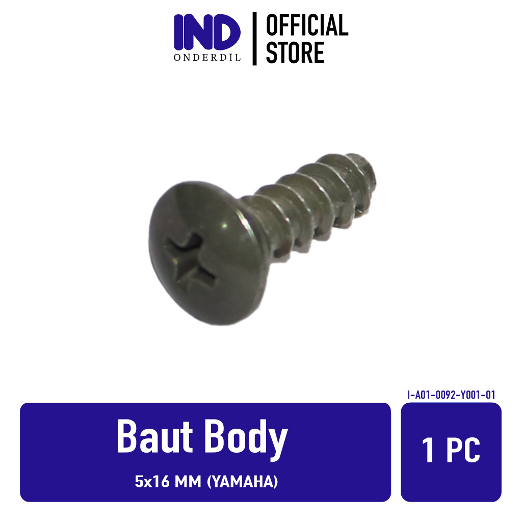 Bolt-Bolt Body-Cover Worm Screw-Screw 5X16-M5X16 5 X 16 mm Mio & Jupiter Mx-Z-Cw & Vega R & Nouvo Lama-Z & Force 1-F1Zr-F1 Zr Giá 1,860 Đồng*Miễn phí vận chuyển