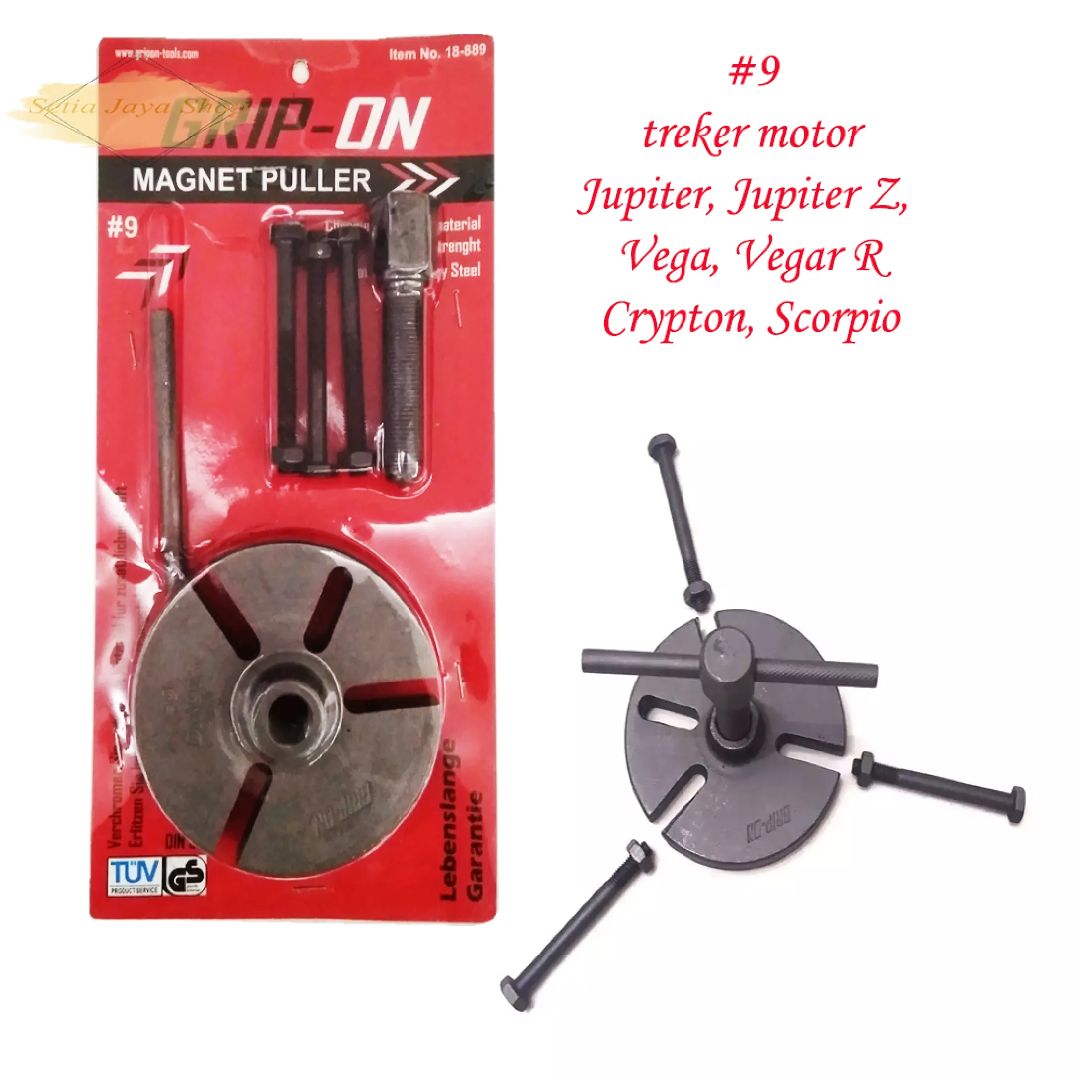 Treker Magnet No 9 Magnet Puller 9 Grip On 18 889 Untuk Motor Yamaha Crypton Jupiter Scorpio Vega Lazada Indonesia