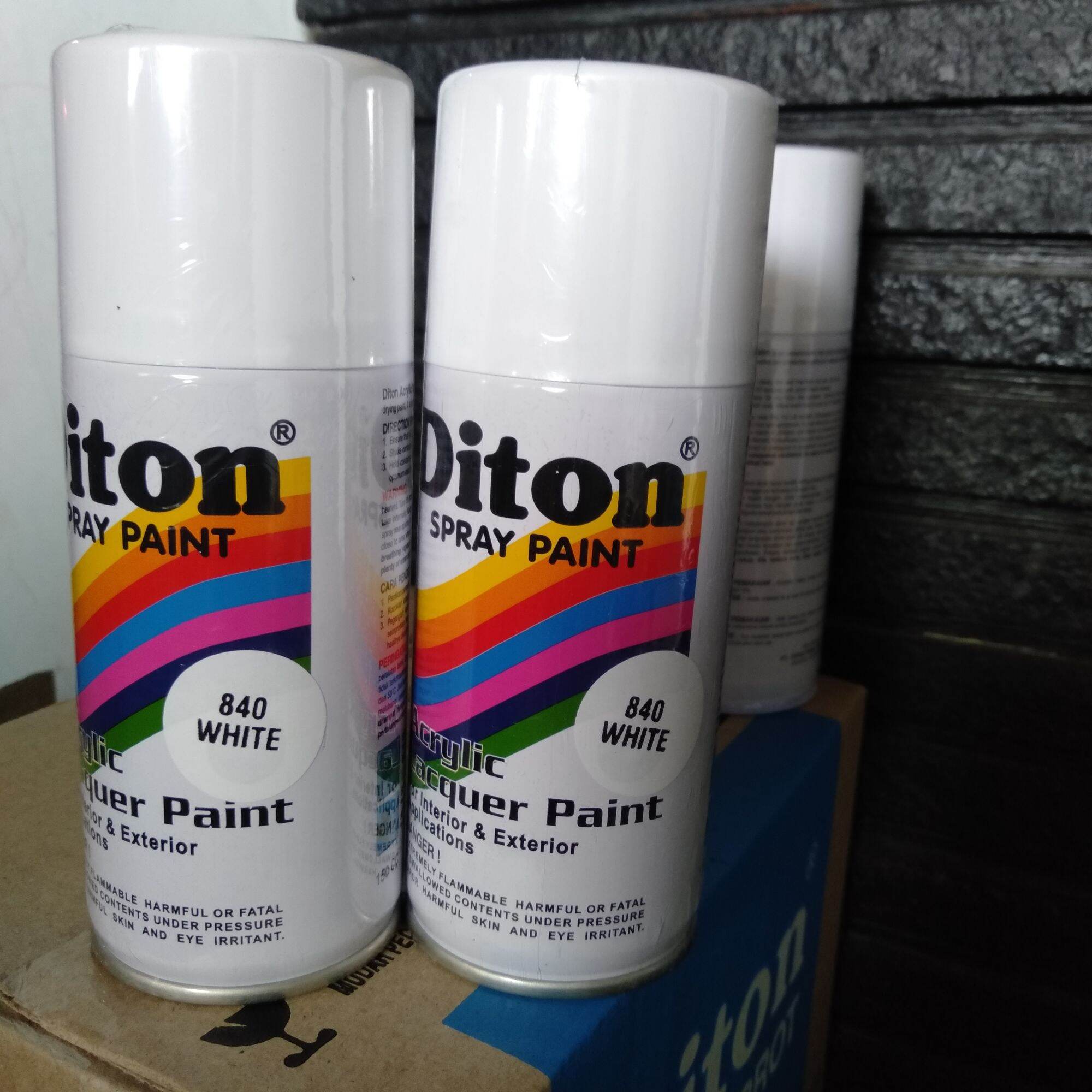 pilok lilox diton white 840 150cc putih polos putih glossy putih mengkilap Harga 22,121 rupiah*Gratis Ongkir