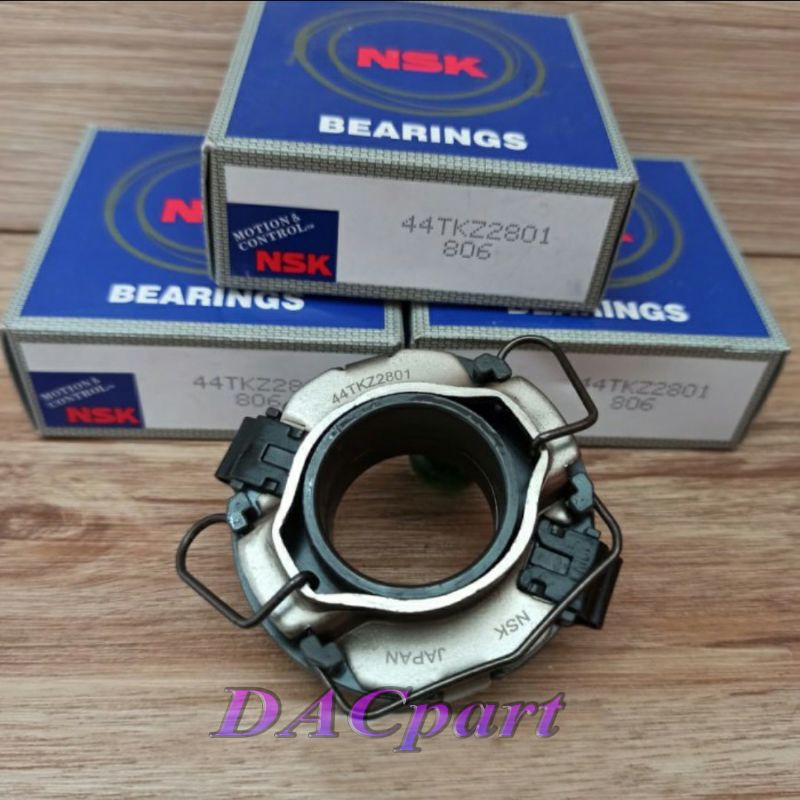 Deklahar 44TKZ2801 Bearing Kopling Dreglahar 44 TKZ 2801 TOYOTA AVANZA VELOZ NSK Harga 60,000 rupiah*Gratis Ongkir