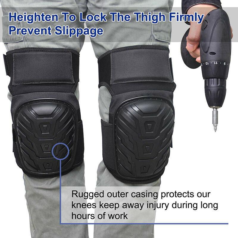 Betes Knee Pads For Work Adjustable Gel Cushion Flooring Gardening