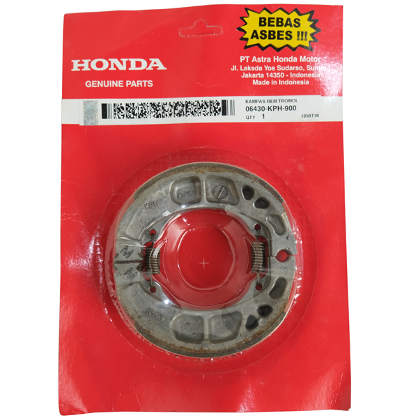 Kampas Rem Tromol Honda Supra X 125 FI 06430KPH900 Harga 64,100 rupiah*Gratis Ongkir