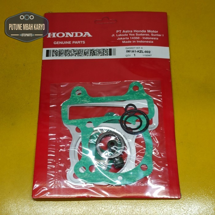 Gasket Kit Top Set - Karet Head Paking Blok Kop Cop Beat FI scoopy KZL Harga 15,613 rupiah*Gratis Ongkir