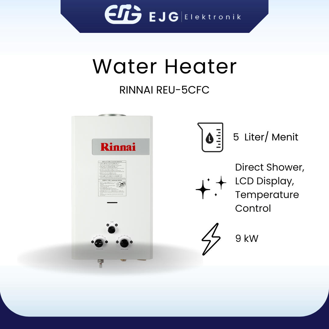 Jual Water Heater Rinnai Reu 5cfc Terbaru - Oct 2023 | Lazada.co.id
