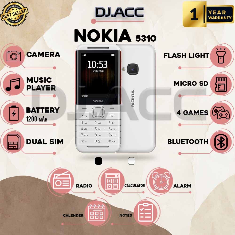 HP Nokia 5310 XpressMusic / Nokia Xpress Music Harga  217,000 Ringgit*Penghantaran Percuma