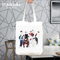 RESLETING Tote Bag Nct Dream Stickers - Tote Bag Wanita - Tote Bag Pria - Bahan Drill Putih - Padudu