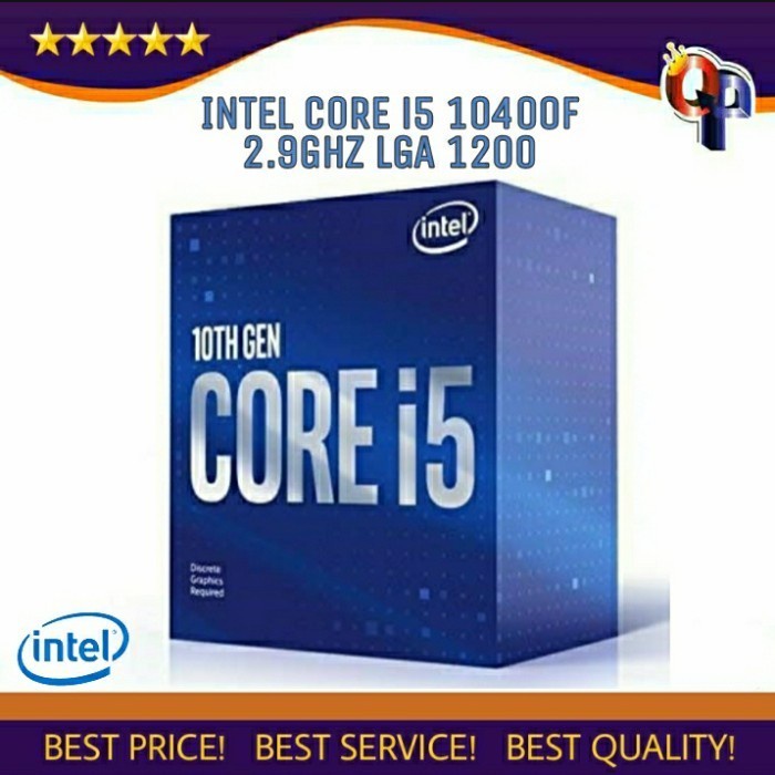 PROCESSOR INTEL CORE i5-10400F BOX LGA 1200