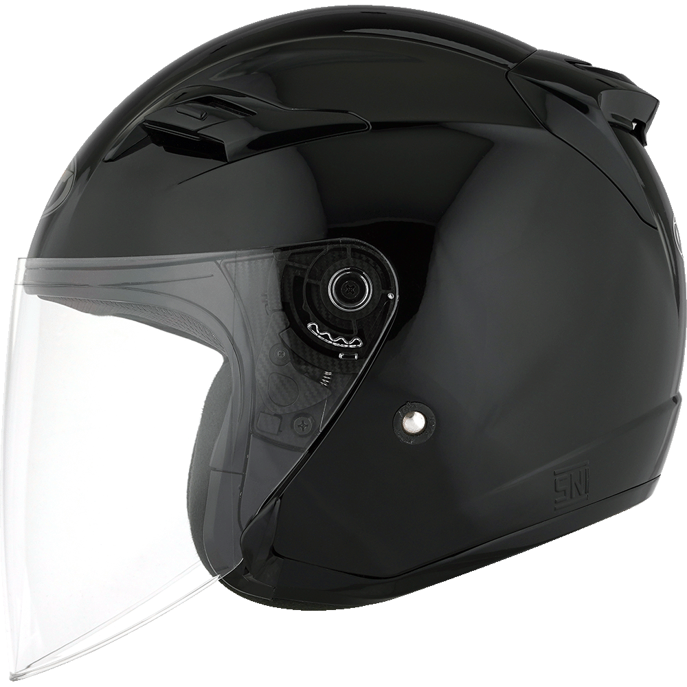 (HELM ANAK) KYT VENOM OPEN JUNIOR SOLID - BLACK Harga 435,000 rupiah*Gratis Ongkir