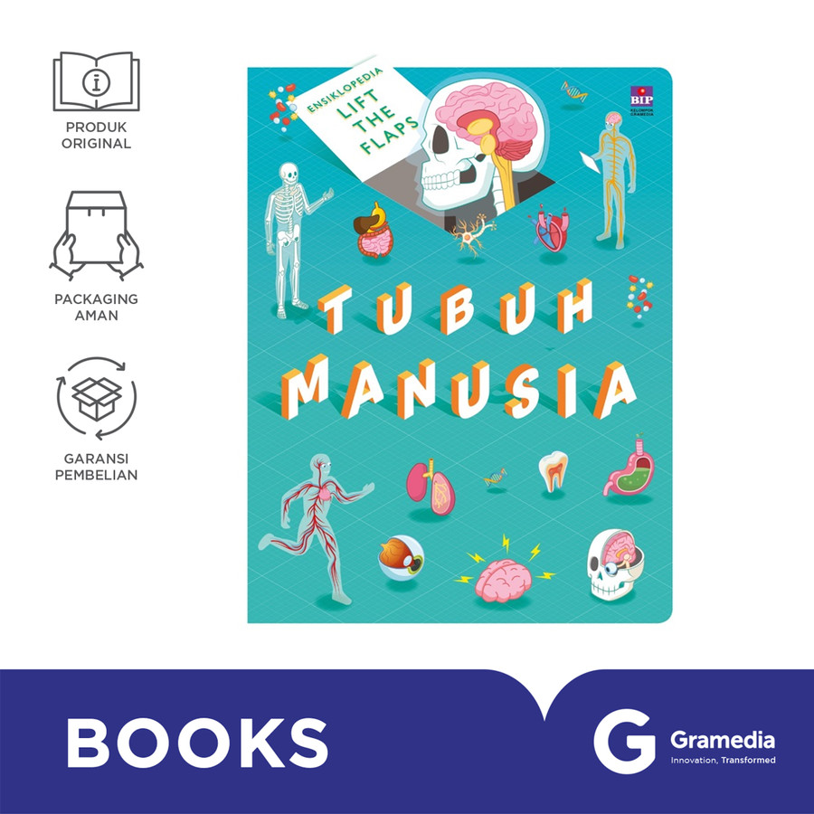 Buku Seri Ensiklopedia Lift The Flap: Tubuh Manusia Harga  158,400 rupiah*Gratis Ongkir