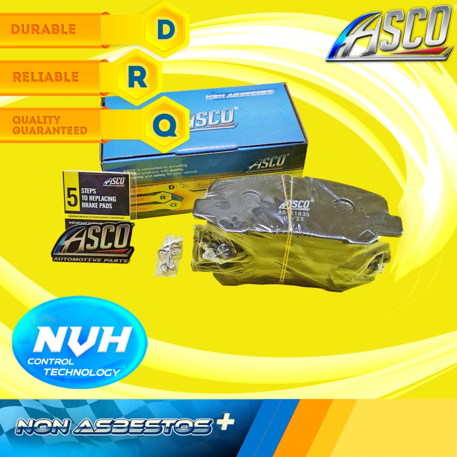 BRAKE PAD ASCO TOYOTA ALPHARD '08-UP / VELLFIRE '08-UP / TOYOTA ESTIMA Harga 629,000 rupiah*Gratis Ongkir