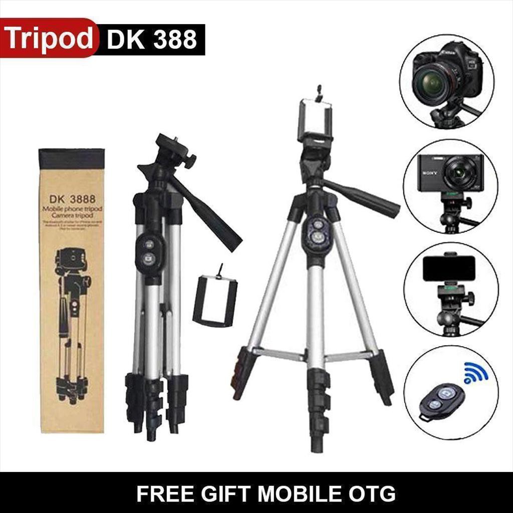 Tripod Bluetooth Wireless meter Universal HP Kamera free Sarung